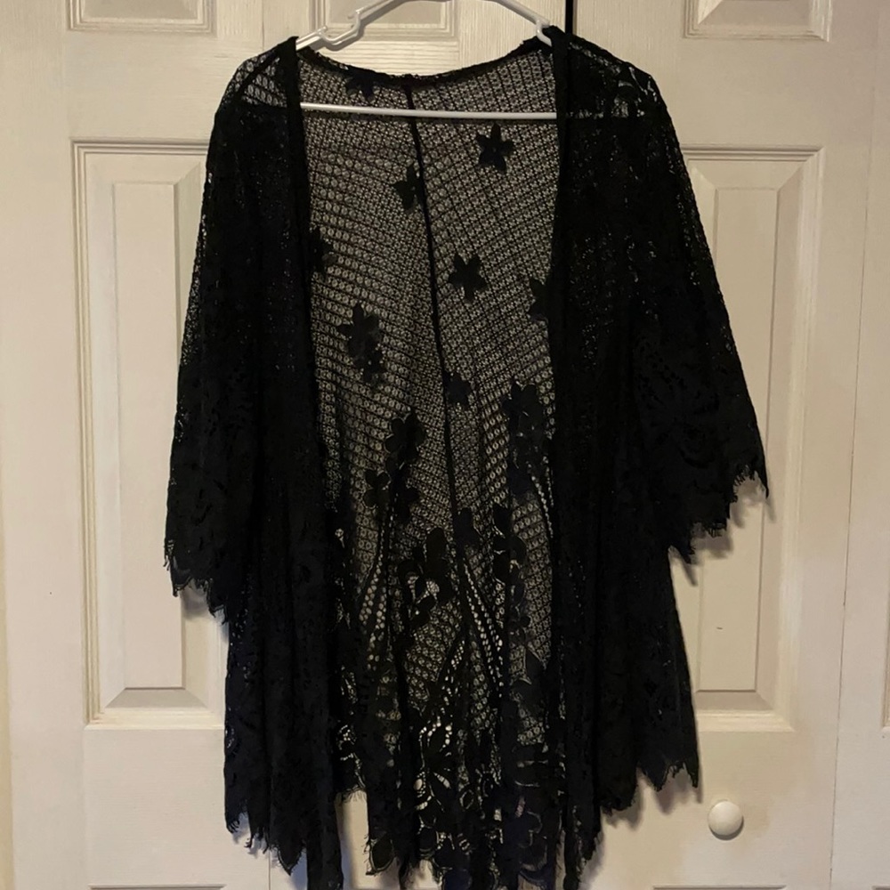 Torrid cover up, black